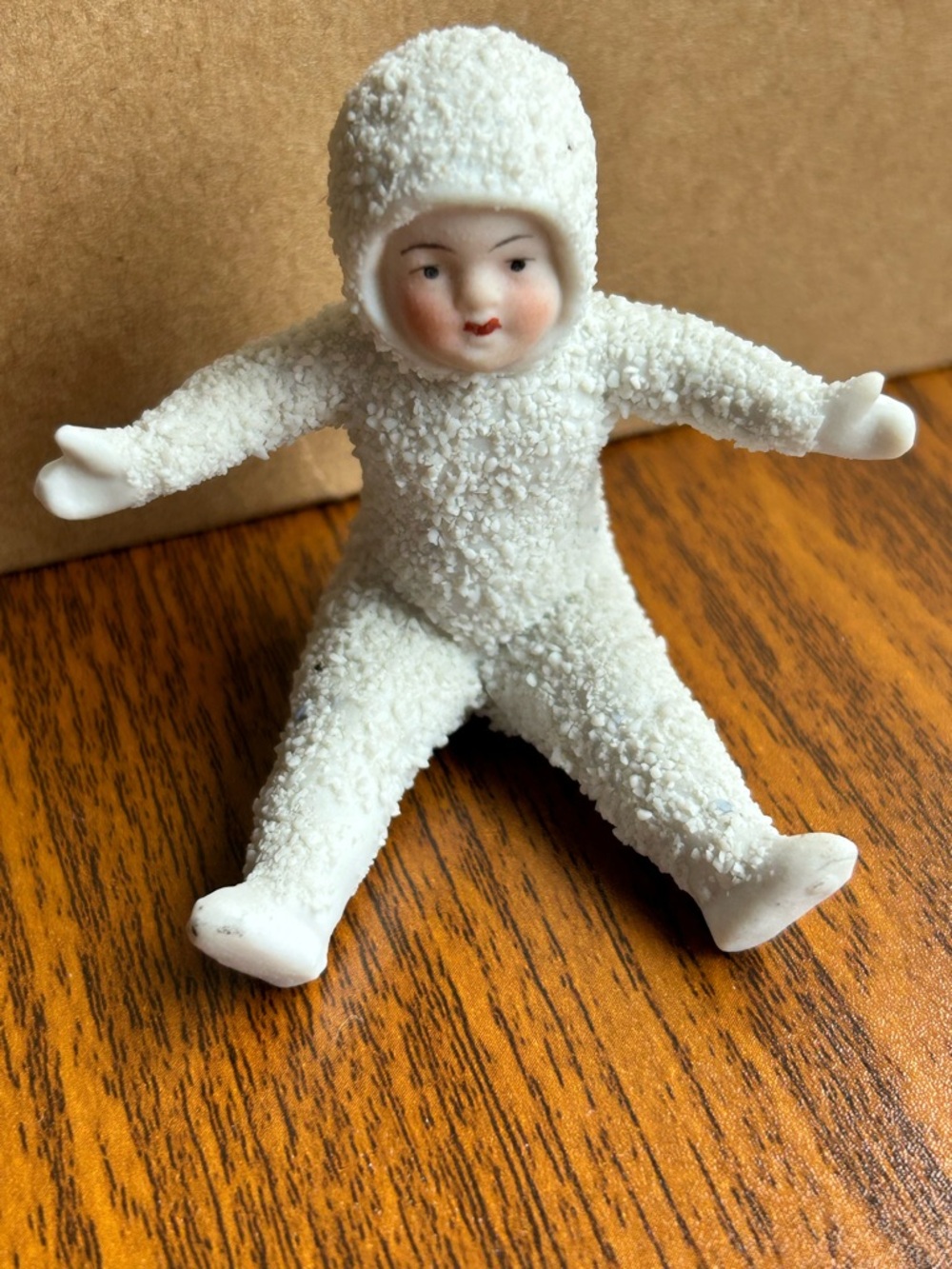 Vintage Snow Baby Figurines Set Lot of 5 Bisque Porcelain Japan